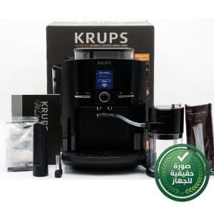ماكينة القهوة الأوتوماتيكية بالكامل فرنسية الصنع كُروبس KRUPS Latt'Espress EA8298 – الفخامة الفرنسية من حبوب البن لكوبايتك بلمسة واحدة!
